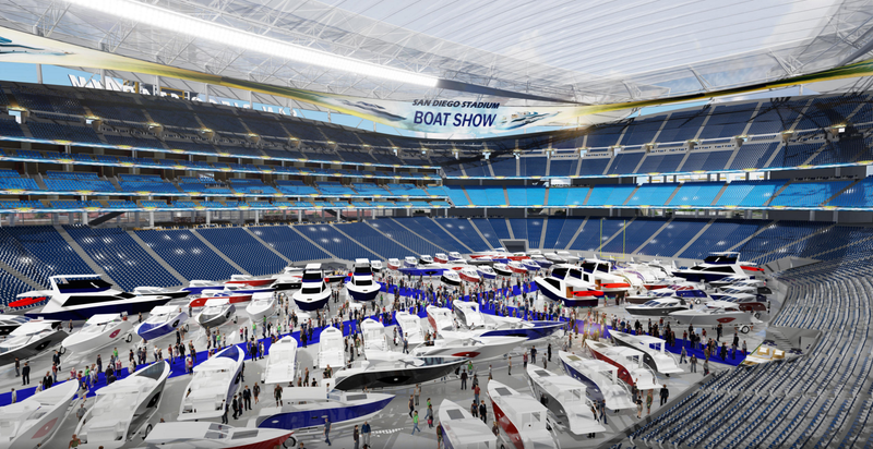 Illustration for article titled These Drawings Of A New Chargers Stadium Are Pretty But Who Gives A Shit